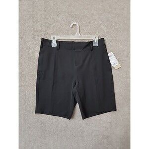 32 Degrees Shorts Womens 8 Black Lightweight Stretch Hiking Beach NEW
